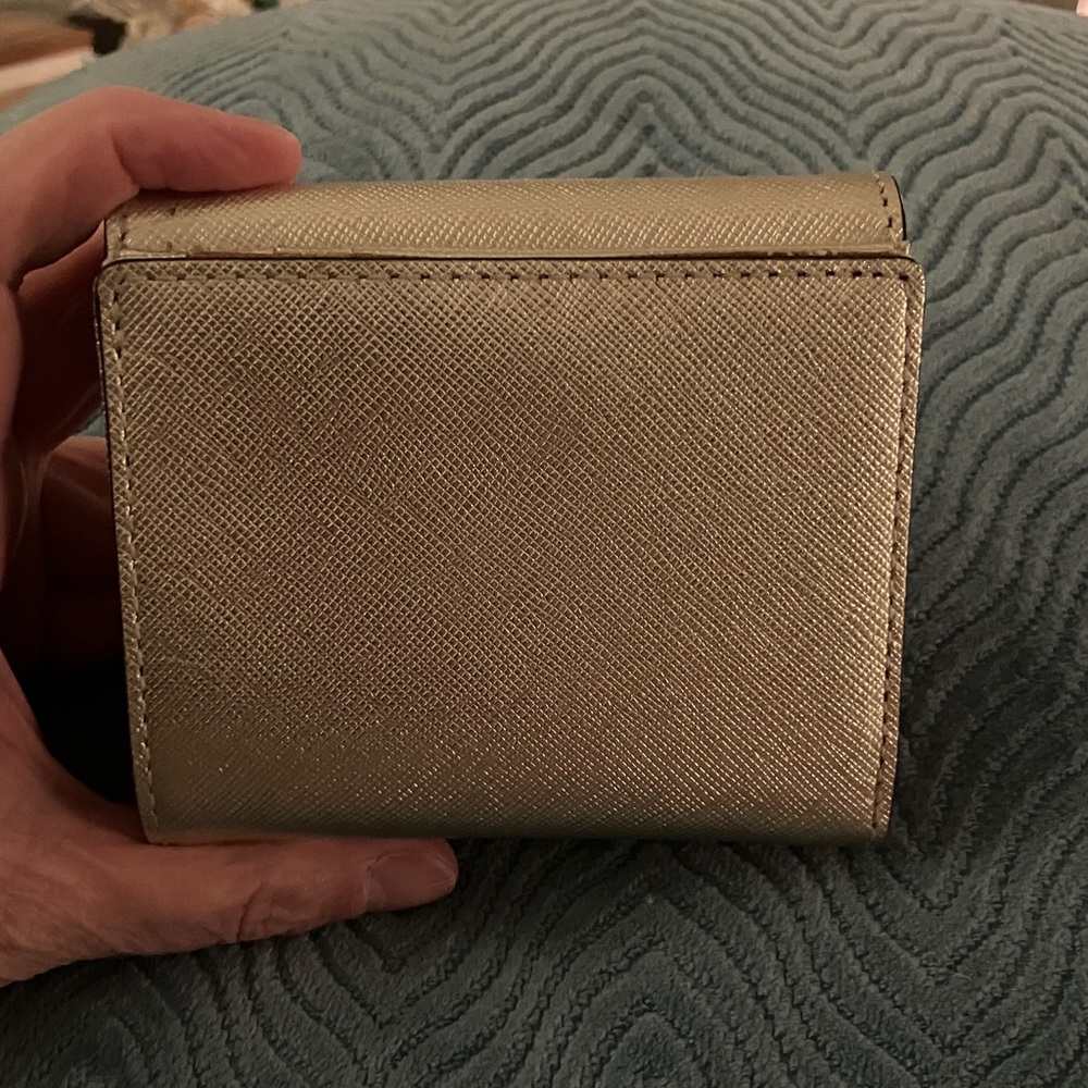 Kate Spade Metallic Gold Wallet - Picture 2 of 7